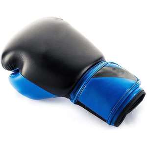 Gants de boxe en cuir véritable avec logo personnalisé, pour entraînement professionnel et combat, sangle de poignet réglable, équipement en cuir de vachette - Product Image 4