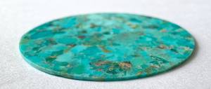 Cadran de montre en pierre naturelle turquoise composite de 21,50 mm, cadran personnalisé NH35 NH36 ETA 2824 PT5000 ST2130 a K Gems Model Dial-10023w - Product Image 2