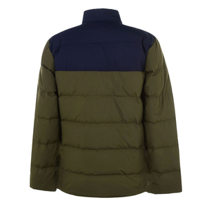 Chaqueta de Invierno Acolchada Impermeable con Cuello Alto de Lona de Alta Calidad con Logotipo Personalizado de Nuevo Diseño para Hombre - Product Image 2