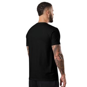Camiseta de jersey premium en blanco y negro para hombre, camiseta deportiva de manga corta, transpirable, para correr, fitness, ropa deportiva informal, gimnasio - Product Image 2