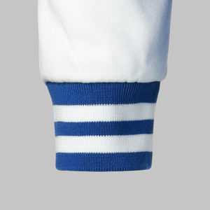 Chaquetas de invierno gruesas de peso pesado con logotipo bordado personalizado de alta calidad Chaqueta universitaria de lana de algodón para hombres y mujeres - Product Image 4