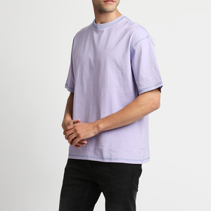 T-shirt personnalisé pour homme en polyester/coton, imprimé DTG, coupe ajustée, respirant, séchage rapide, fitness, décontracté, taille plus, blanc - Product Image 6