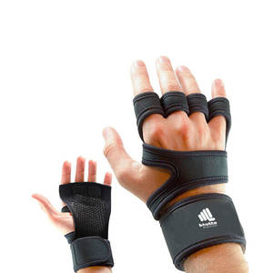 Gants de musculation en néoprène avec sangle de poignet réglable, antidérapants, légers et respirants pour la musculation et l'entraînement en salle de sport - Product Image 1