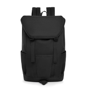 High <b>School</b> Kids <b>Backpack</b> with Custom Logo <b>Waterproof</b> Black Bag for Teenage Girls Lining Material Polyester - Product Image 1