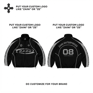 120 GSM Premium Polyester Windbreaker <b>Jacket</b> Black <b>Grey</b> White Panel Custom Sublimation Logo Print - Product Image 2