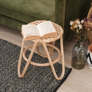 Popular Outdoor bar <b>Stool</b> <b>Ottomans</b> Rattan Comfortable <b>Ottoman</b> Chairs Modern <b>Stools</b> Made in Vietnam - Product Image 3