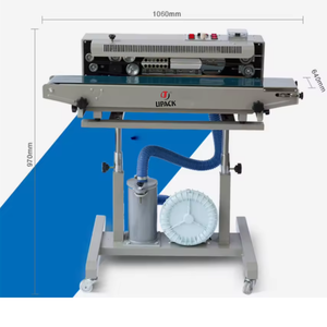 Automatic Continuous Gas <b>Sealing</b> Aerating Band Sealer <b>Machine</b> Gas Flush Continuous Nitrogen Gas Filling Foil Film Packaging Air - Product Image 5