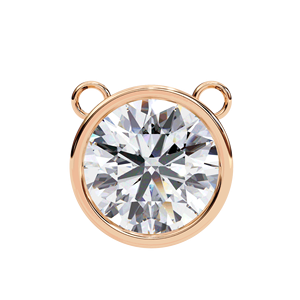 Pendentif en diamant de laboratoire de couleur E, taille brillant rond, certifié IGI, en or massif, pour mariage, fiançailles et anniversaire, unisexe - Product Image 6