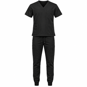 Top and Bottom Design Woven <b>Nurse</b> <b>Uniform</b> for Hospital and Clinical Environments Scrub Workwear - Product Image 1