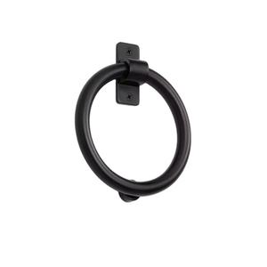 Aldaba de puerta de latón de forma y diseño únicos, elegante acabado con revestimiento negro para puertas de casa, Decoración elegante, aldaba de puerta - Product Image 1