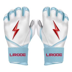 Durable Anti-Slip Genuine Leather Lightweight Breathable Quick-Dry Customizable Eco-Friendly Standard Fit Batting <b>Gloves</b> - Product Image 1