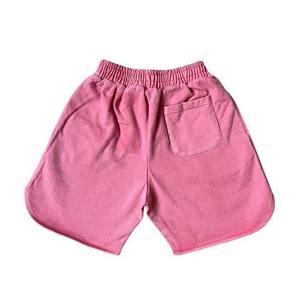 Pantalones Cortos Bermuda Casuales para Hombre, Talla Grande, Color Rojo, Transpirables, Ecológicos, Cintura Elástica, con Franja Lateral Tejida, Calidad Premium - Product Image 4