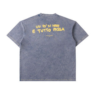 Custom Oversized Short Sleeve T-Shirt <b>Men</b> Cotton O-Neck Jersey Fit Letter Print Casual Street Style - Product Image 3