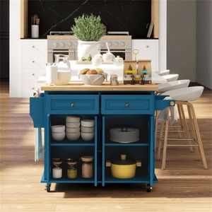 Kitchen Storage Cabinet for Organization and Presentation Kitchen Island with Stylish Design - Product Image 6