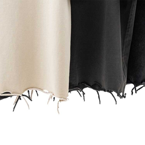 Camisetas Premium para Hombre con Dobladillo Desgastado, Oversize, Lisas, de Algodón Pesado Lavado, Transpirables, Venta al por Mayor - Product Image 5