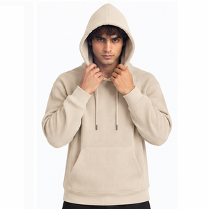 Sudadera con Capucha de Punto Waffle para Hombre, Térmica, Casual, de Manga Larga, para Deportes de Invierno, Ropa Urbana, Sudadera con Capucha Personalizada, Ropa al por Mayor - Product Image 6