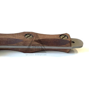 Cuchillos de Hoja Fija con Mango de Madera DIY de Último Diseño y Alta Calidad, Cuchillas de Acero Inoxidable OEM en Stock - Product Image 4