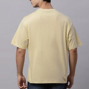 Venta al por mayor de fábrica: Diseña tu propia camiseta oversize de hombre de último estilo, outlet de fábrica, camiseta oversize con estampado de lavado ácido. - Product Image 3