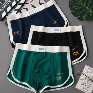 Factory price Mid-Rise Breathable <b>Boxer</b> Briefs for Men | <b>Custom</b> Logo Comfortable Underwear Bulk Manufacturer Private Label - Product Image 1