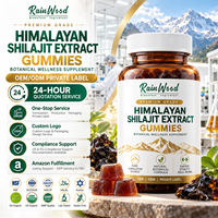 Gummies d'extrait de Shilajit de l'Himalaya de qualité supérieure, OEM ODM, marque privée, complément botanique pour le bien-être