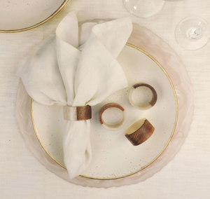 Epoxy Resin & Wood Napkin Ring Tableware Decor Epoxy Resin Napkin Ring Modern Style <b>Cheap</b> Price - Product Image 2