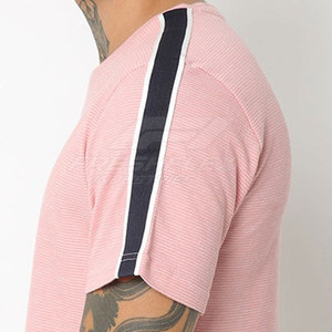 เสื้อยืดผู้ชายผ้าฝ้าย 100% ทรงปกติ สวมใส่สบาย พิมพ์โลโก้ตามสั่ง - Product Image 5