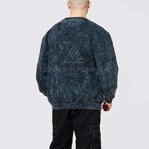 Sweat-shirt en molleton 100 % coton pour homme, confortable, respirant, effet délavé, idéal pour l'hiver - Faible MOQ, meilleur prix pour la vente en ligne - Product Image 3