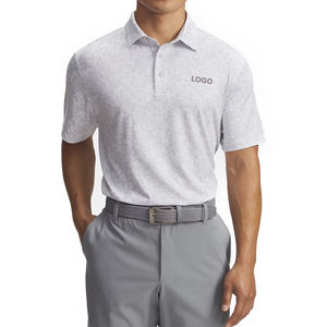 Polo Deportivo para Hombre con Estampado Playoff 3.0, de Secado Rápido, Transpirable, Elástico, para Golf, con Logotipo Personalizado, OEM, Ropa Deportiva Premium - Product Image 1