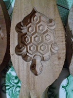 Moule à gâteau de lune en bois artisanal / Moule à gâteau de lune en bois traditionnel pour la fête de la mi-automne Sandy99gdgmailcom
