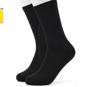SAMAVIA Custom Athletic Knitted Sport <b>Socks</b> Spandex/Nylon/Cotton Solid Color Comfortable Durable Breathable Eco-Friendly Quick - Product Image 1