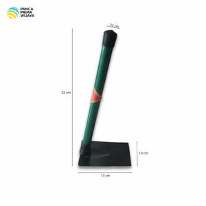 Houe de jardin miniature de haute qualité, lame carrée en acier, houe à main avec poignée antidérapante pour le désherbage et le jardinage, fournisseur OEM - Product Image 2