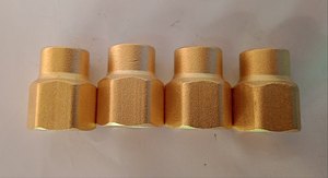 Écrou long à sertir en laiton plaqué de haute qualité, forgé, basse pression, OEM/ODM, pouce (AOL-154) SAE # 010167 - Product Image 5