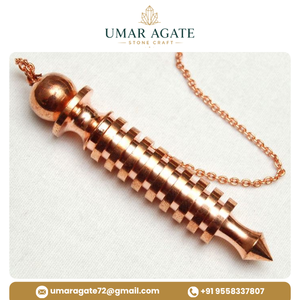 Péndulos de Metal Dorado con Piedras Semipreciosas de Primera Calidad, Péndulos de Metal Dorado en Venta al por Mayor - Product Image 3