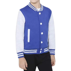 Veste universitaire sur mesure pour hommes en gros 2024, taille plus, 100% laine, vêtements d'hiver avec broderie sportive d'équipe, OEM - Product Image 2