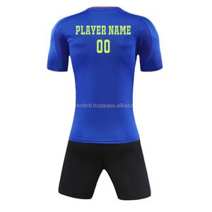 Conjunto de Camiseta de Fútbol Personalizada por Sublimación, Transpirable, Antibacterial, UPF 50+, Tallas Grandes, Uniformes de Entrenamiento - Product Image 6