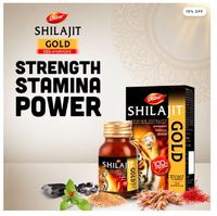   Capsules Shilajit Gold 100% ayurvédiques pour la force, l'endurance et la puissance chez les hommes, 20 capsules