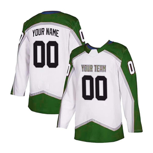 Venta al por Mayor de Uniformes de Hockey sobre Hielo Personalizados, Sublimados, 100% Poliéster, Transpirables, de Secado Rápido, con Logotipo Personalizado, Fabricante OEM - Product Image 5