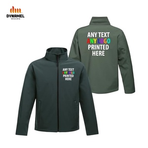 Men's <b>Stand</b> Collar Custom Softshell Jacket Winter Outdoor <b>Work</b> Windproof Embroidery Logo Design Men Sports Jacket - Product Image 1