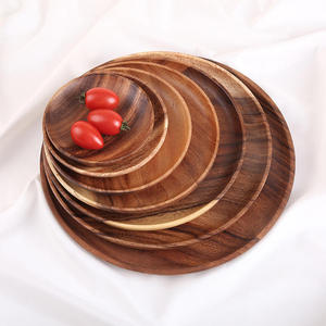 Handcrafted Polished Mango Wood Charger Plate Classic Design Resin Emerald Artwork Eco-Friendly BPA Free Stand Microwave Safe - Product Image 4