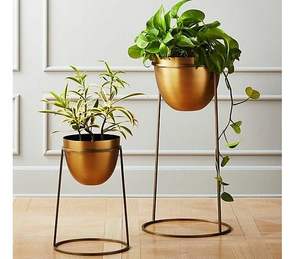 Vases et pots en aluminium auto-arrosants pour la décoration intérieure, toutes tailles, pour fleurs blanches – Nouveauté très prisée - Product Image 3