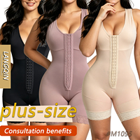 Faja Moldeadora de Alta Compresión Personalizada para Tallas Grandes, Prenda Moldeadora de Cuerpo Completo, Faja Postoperatoria Columbia BBL