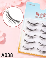 Faux cils en bande complète personnalisables, cils segmentés, aspect naturel époustouflant, en vison synthétique, vente en gros, pour usage quotidien