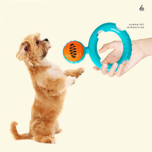 Eco-Friendly Bite Resistant <b>TPR</b> Flying Disc Dog Toy with Soundmaking for Pet Dog Training and Leaking Food Ball - Product Image 5