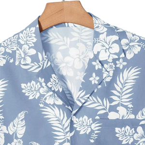 Nouvelles Chemises Hawaïennes Florales d'Été pour Hommes à Manches Courtes, Respirantes, Décontractées, pour les Vacances, Vente en Gros, Personnalisables, 100% Polyester - Product Image 1