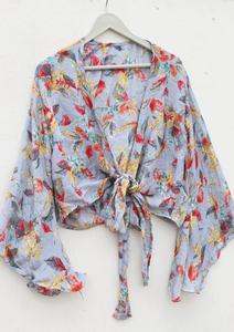 Nouveau Fleetwood mac à manches cloche avec cravate Stevie Nicks Summer Crop Hippie Top pour femme - Product Image 3