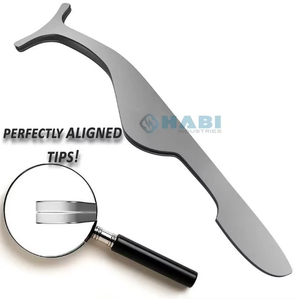 Pinzas Aplicadoras de Pestañas de Acero Inoxidable con Logotipo Personalizado del Fabricante, Pinzas Profesionales para Cejas, Proveedores Mayoristas - Product Image 4