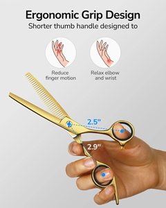 Thinning <b>Scissor</b> Professional Hair <b>Scissors</b> 6CR Stainless Steel, Thinning & Texturizing Shears for Stylist Private Custom Logo - Product Image 3