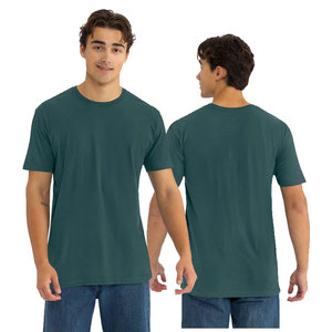 เสื้อยืดผ้าฝ้ายน้ำหนักเบาคอกลมแขนสั้นเข้ารูปปกติโลโก้ตามต้องการ - Product Image 1