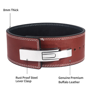 Genuine Leather <b>Weight</b> Lifting Lever <b>Belt</b> Custom Logo Cowhide Power <b>Weight</b> Lifting <b>Belt</b> Gym Men Women Lever Power <b>Belt</b> - Product Image 4