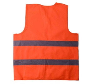Chaleco de Alta Visibilidad para Construcción, Dos Tonos, Malla de Poliéster, con Múltiples Bolsillos y Logotipo Personalizable - Product Image 2